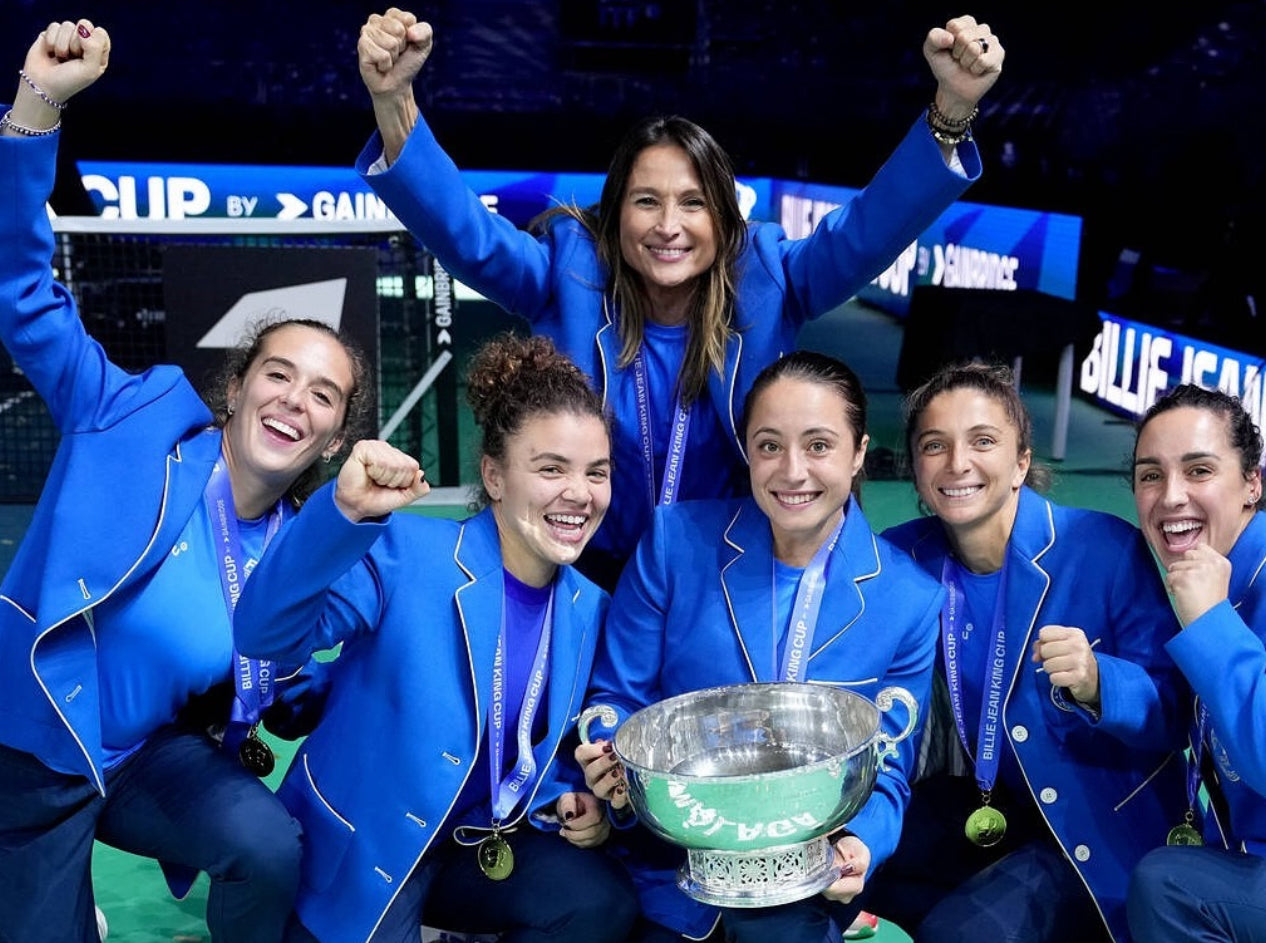 Kind of Blue: Team Italy Takes Home Fifth Billie Jean King Cup